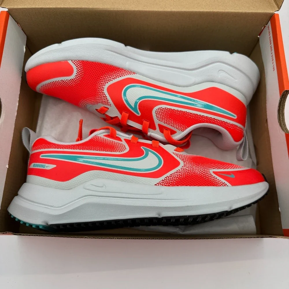 Nike Cosmic Runner (GS) Shoes Youth 3.5Y Bright Crimson Teal Running HM4402 600